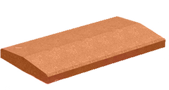 Купить Крышка двускатная Золотой Мандарин 500х260х60 коричневая