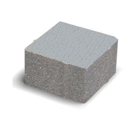 Купить Тротуарная плитка Золотой Мандарин Квадрат средний серая