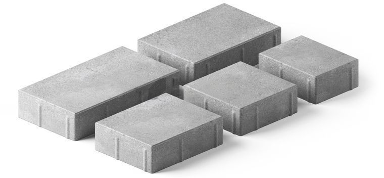 Купити Тротуарна плитка Моноліт-Брук Сіті Мікс (мікро-фаска) колор-мікс каштан