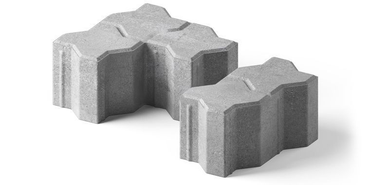 Купить Тротуарная плитка Монолит-Брук Волна черная