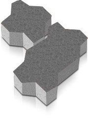 Купити Тротуарна плитка Моноліт-Брук Хвилька 6 чорна