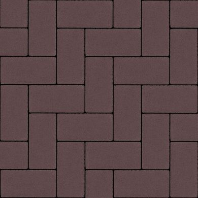 Купить Тротуарная плитка Авеню Брусчатка безфасочная 20-10-6 венге