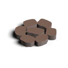 Купити Тротуарна плитка Золотий Мандарин Маргарита Антик повний прокрас коричнева