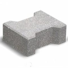 Купити Тротуарна плитка Золотий Мандарин Подвійне Т без фаски біла