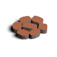 Купити Тротуарна плитка Золотий Мандарин Маргарита без фаски червона