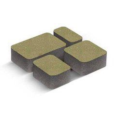 Купить Тротуарная плитка Золотой Мандарин Старый город горчичная