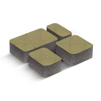 Купить Тротуарная плитка Золотой Мандарин Старый город горчичная