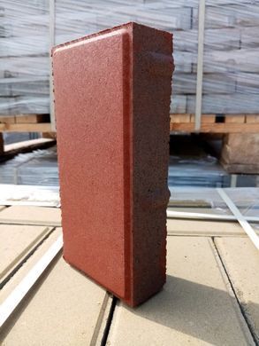 Купить Тротуарная плитка Мегабрук Кирпичик 40 мм красная