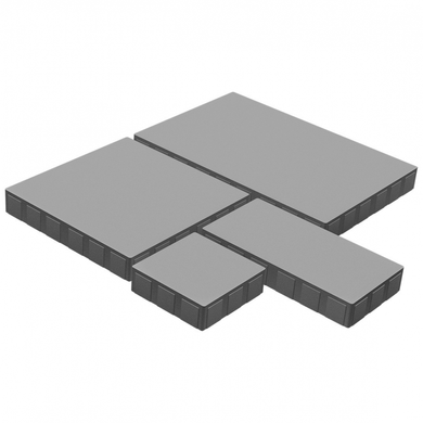 Купити Тротуарна плитка Дербі 60 мм колор-мікс