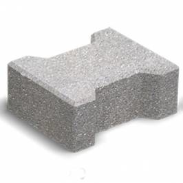 Купити Тротуарна плитка Золотий Мандарин Подвійне Т 60 біла