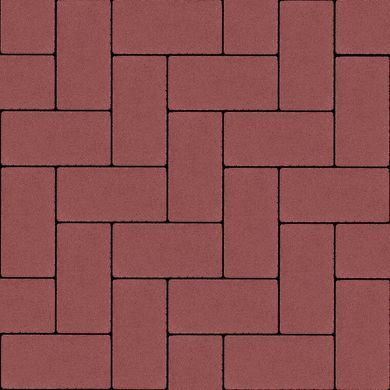 Купити Тротуарна плитка Авеню Бруківка безфасочная 20-10-8 вишня