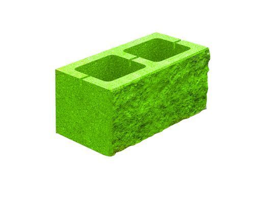 Купити Блок декоративний Золотий Мандарин М-200 (односторонній скол) гірчичний