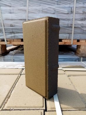 Купить Тротуарная плитка Мегабрук Кирпичик 40 мм желтый