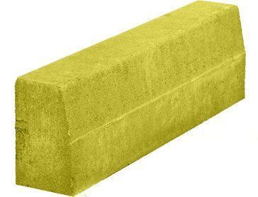 Купити Бордюр дорожній Золотий Мандарин 1000х300х180 жовтий