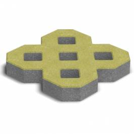 Купить Тротуарная плитка Золотой Мандарин Парковочная решетка 500х500