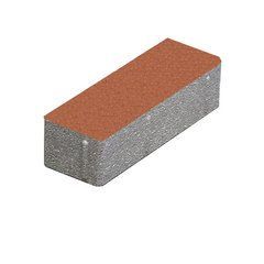 Купити Тротуарна плитка Золотий Мандарин Цегла вузька 210х70 без фаски червона