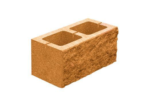 Купити Блок декоративний Золотий Мандарин М-200 (односторонній скол) коричневий