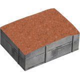 Купити Тротуарна плитка Золотий Мандарин Уріко Великий червоний