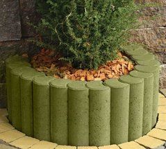 Купити Стовпчик фігурний круглий Золотий Мандарин 100х250х80 гірчичний