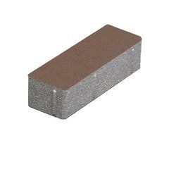 Купити Тротуарна плитка Золотий Мандарин Цегла вузька 210х70 без фаски коричнева