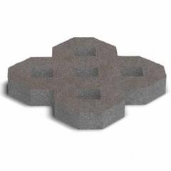 Купити Тротуарна плитка Золотий Мандарин Паркувальна решітка 500х500 коричнева