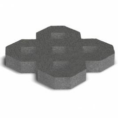 Купити Тротуарна плитка Золотий Мандарин Паркувальна решітка 500х500 чорна