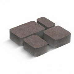 Купить Тротуарная плитка Золотой Мандарин Старый город коричневый