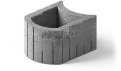 Купити Квітник Уфлор Моноліт-Брук чорний