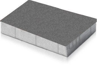 Купить Тротуарная плитка Монолит-Брук Прямоугольник 6 черная