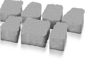 Купить Тротуарная плитка Монолит-Брук Креатив 6 серая (7 эл.) мозайка