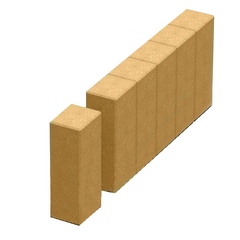 Купити Стовпчик фігурний квадратний Золотий Мандарин 100х250х80 персиковий