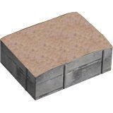 Купить Тротуарная плитка Золотой Мандарин Урико средний персиковая