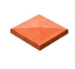 Купити Крышка четыре скатная для столба Золотой Мандарин 480х480х80 персиковая