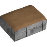 Купити Тротуарна плитка Золотий Мандарин Уріко середній коричнева