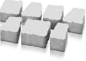 Купить Тротуарная плитка Монолит-Брук Креатив 6 белая (7 эл.) мозайка