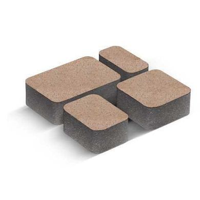 Купить Тротуарная плитка Золотой Мандарин Старый город персиковый