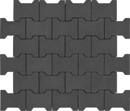 Купити Тротуарна плитка Авеню Подвійне 3Т безфасочная 20-16-8 графіт