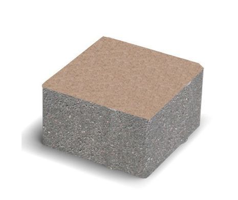 Купити Тротуарна плитка Золотий мандарин Квадрат великий 200х200 персикова