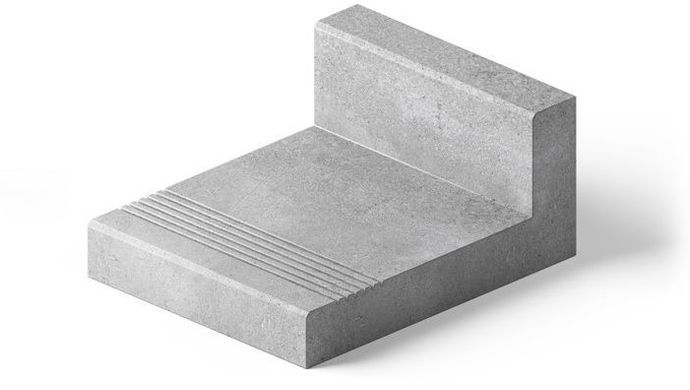 Купить Ступенька Монолит-Брук колор-микс гранит