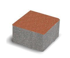 Купити Тротуарна плитка Золотий Мандарин Квадрат середній червона