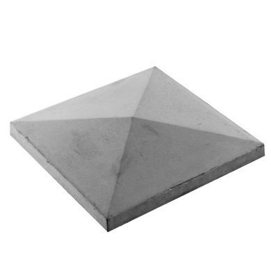Купить Крышка для заборов и колонн конусная 680х680х110 графит