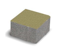 Купити Тротуарна плитка Золотий мандарин Квадрат великий 200х200 гірчична