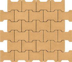 Купити Тротуарна плитка Авеню Подвійне 3Т безфасочная 20-16-8 сахара