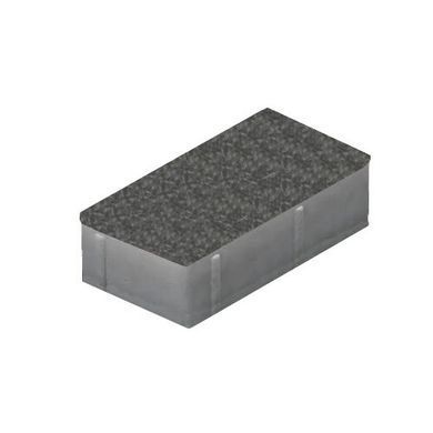 Купити Тротуарна плитка Золотий Мандарин Цегла велика 240х160 чорна