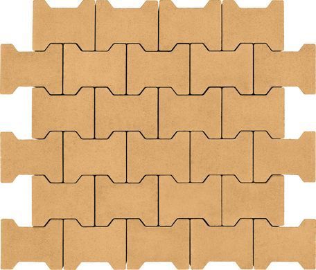 Купити Тротуарна плитка Авеню Подвійне 3Т безфасочная 20-16-8 сахара
