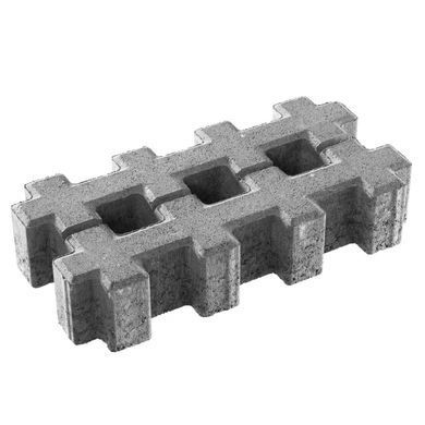 Купити Тротуарна плитка Авеню Решітка паркувальна 40-20-8 сірий