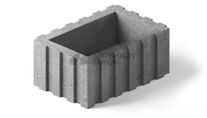 Купить Цветник прямоугольный Монолит-Брук серый