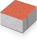 Купити Тротуарна плитка Моноліт-Брук Квадрат малий 6 червона