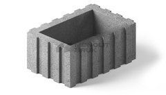 Купити Квітник прямокутний Моноліт-Брук коричневий