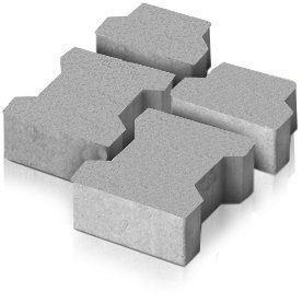 Купити Тротуарна плитка Моноліт-Брук Гантель 8 сіра